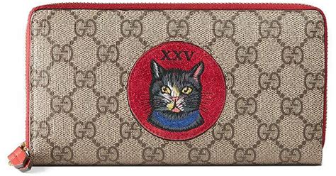 gucci cat wallet black|original gucci wallet.